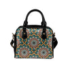 Mandala Pattern Print Design 01 Shoulder Handbag