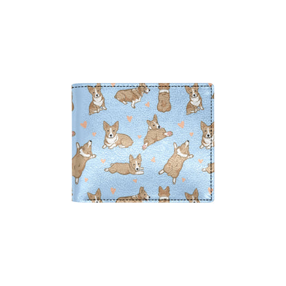 Pembroke Welsh Corgis Pattern Print Design A05 Men's ID Card Wallet