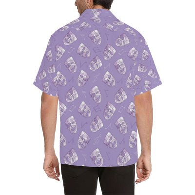 Acting Mask Pattern Print Design 05 Men's Hawaiian Shirt