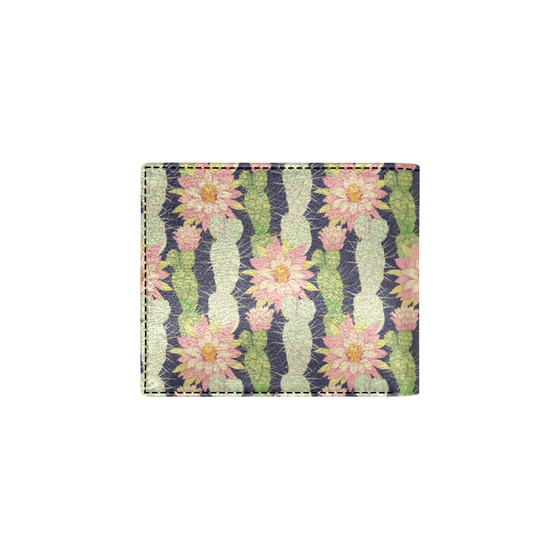 Cactus Pattern Print Design 01 Men's ID Card Wallet