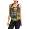 Bird Of Paradise Pattern Print Design BOP07 Women's Racerback Tank Top