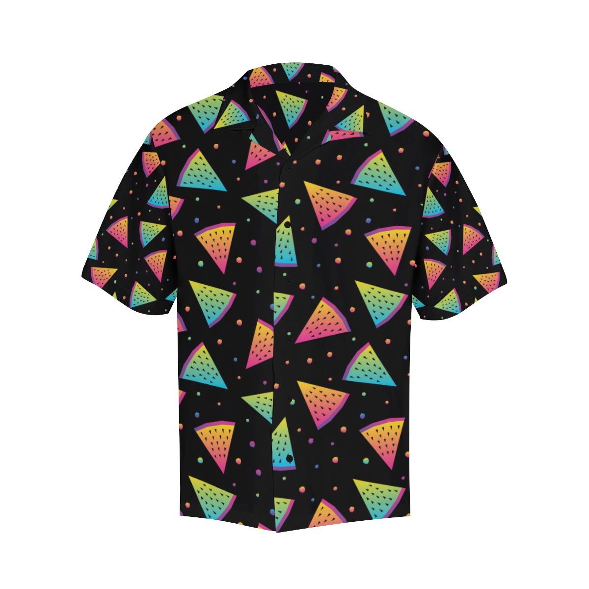 Rainbow Watermelon Pattern Print Design A04 Men's Hawaiian Shirt