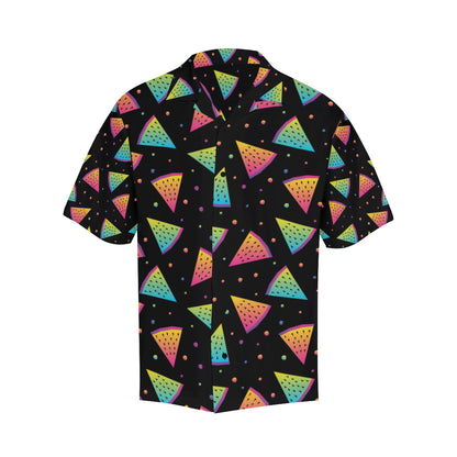 Rainbow Watermelon Pattern Print Design A04 Men's Hawaiian Shirt
