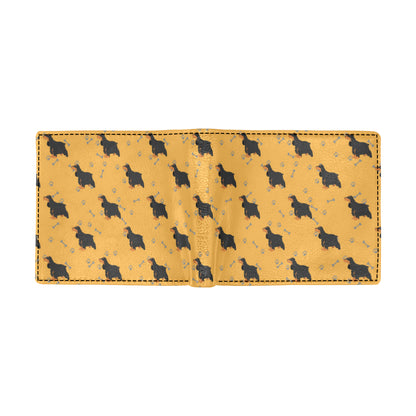 Cocker Pattern Print Design 01 Men's ID Card Wallet