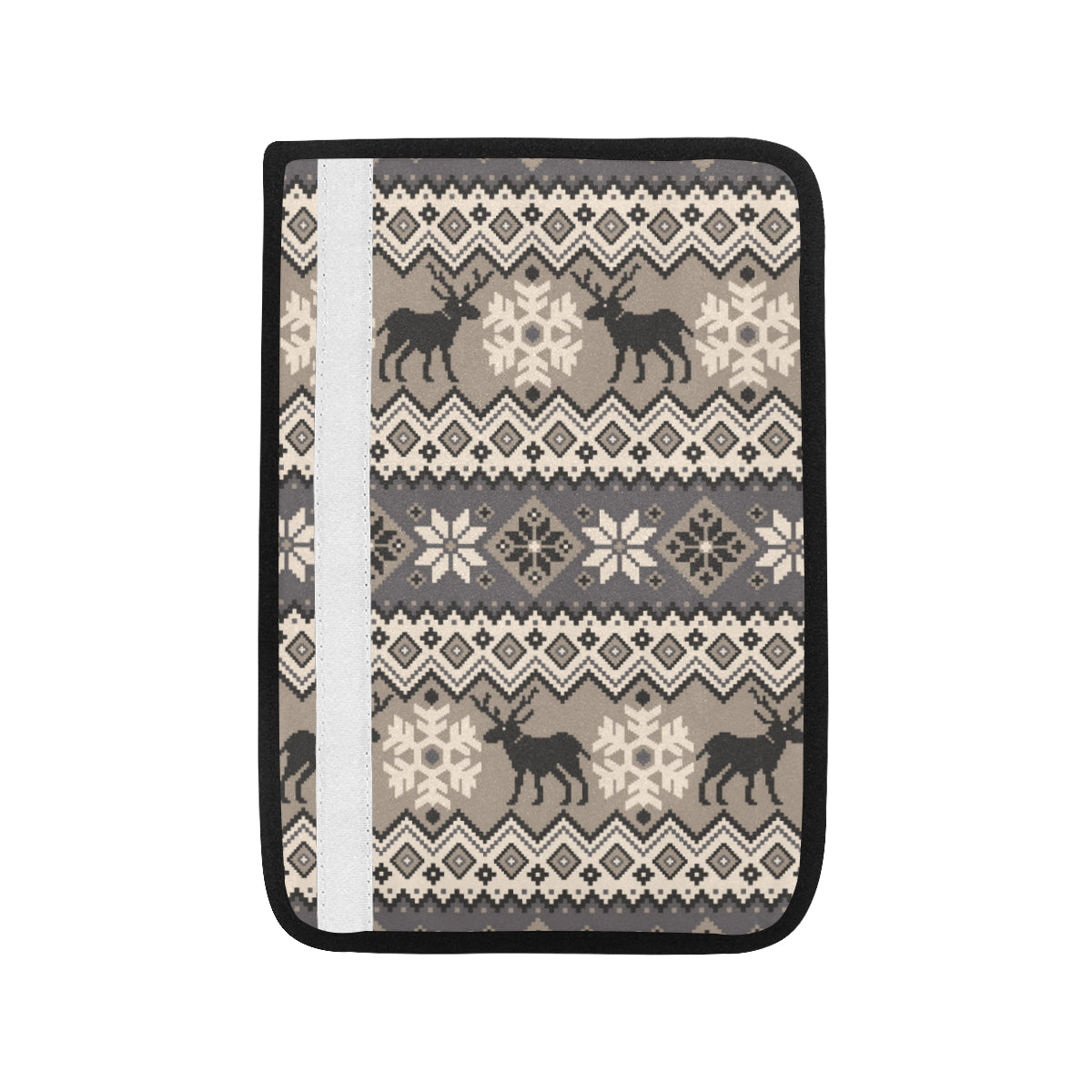 Nordic Pattern Print Design A01 Car Seat Belt Cover