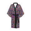 Boho Pattern Print Design 06 Women's Short Kimono