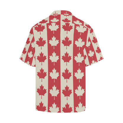 Maple Leaf Pattern Print Design 02 Men's Hawaiian Shirt