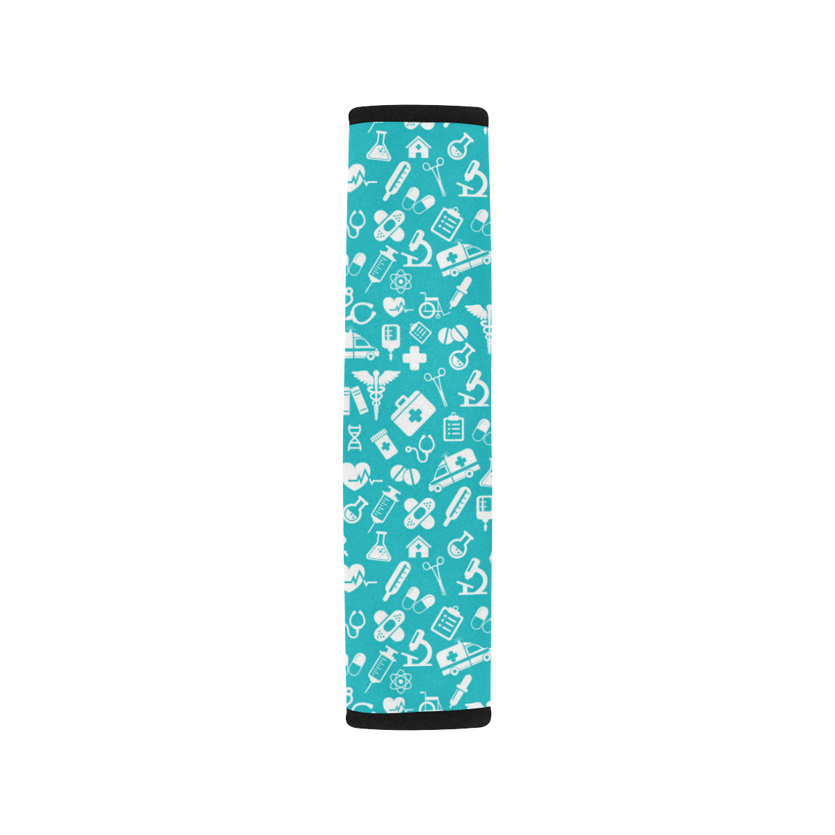 Medical Pattern Print Design 04 Car Seat Belt Cover
