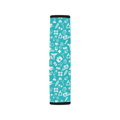 Medical Pattern Print Design 04 Car Seat Belt Cover