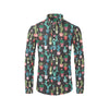 Cactus Pattern Print Design 02 Men's Long Sleeve Shirt