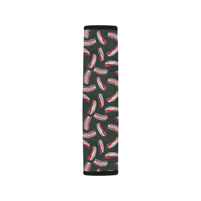 Bacon Pattern Print Design 02 Car Seat Belt Cover