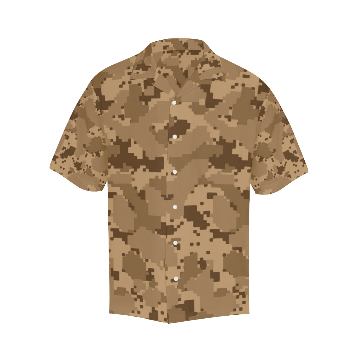 ACU Desert Digital Pattern Print Design 01 Men's Hawaiian Shirt