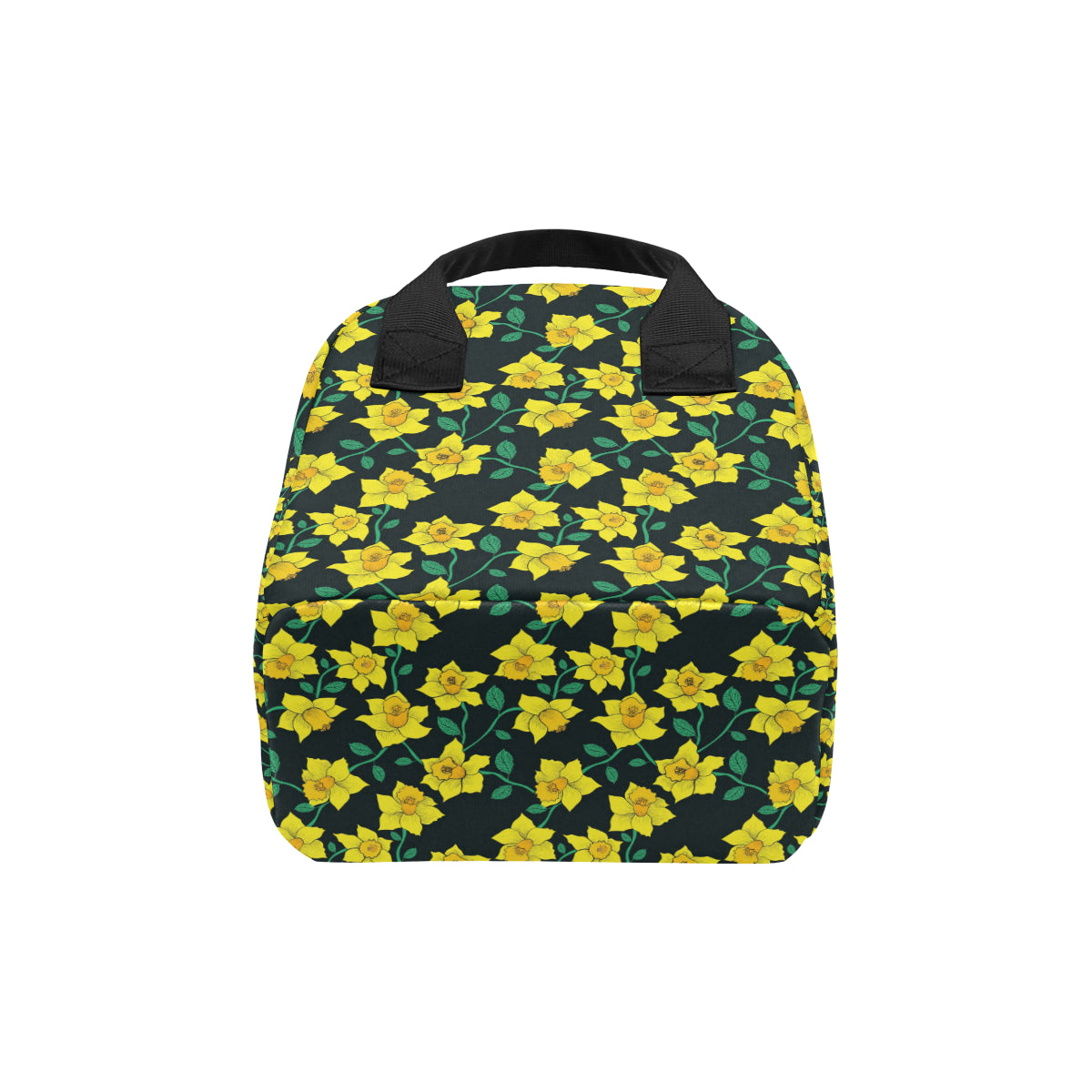 Daffodils Pattern Print Design DF03 Insulated Lunch Bag