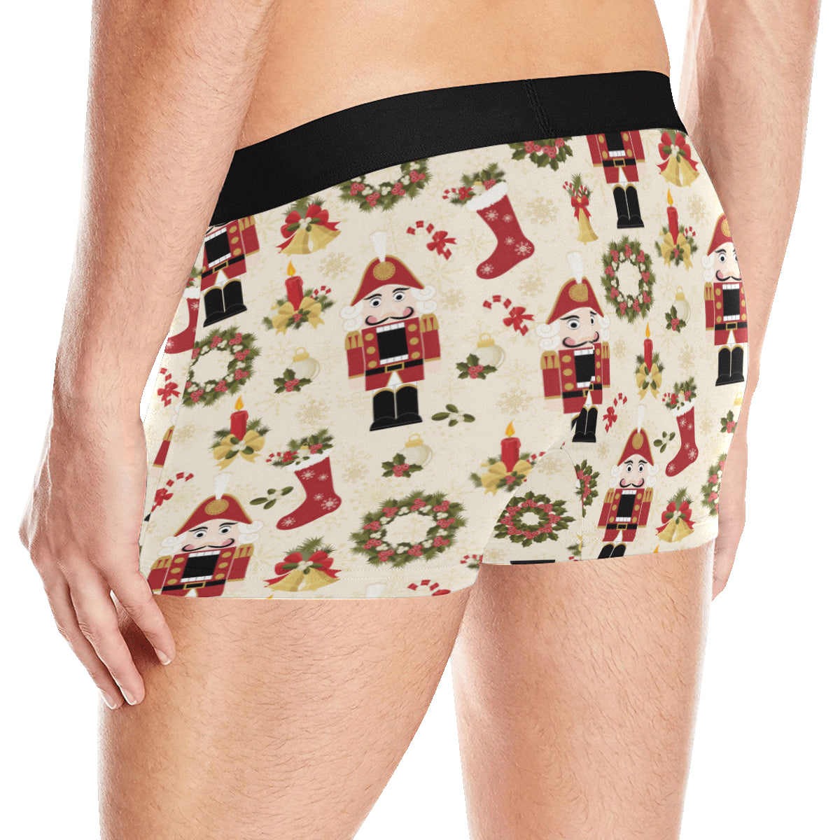 Nutcracker Pattern Print Design A01 Men's Boxer Briefs