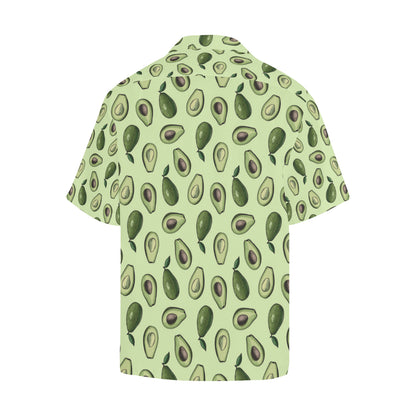 Avocado Pattern Print Design 02 Men's Hawaiian Shirt