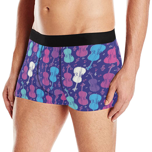Cello Pattern Print Design 01 Men's Boxer Briefs