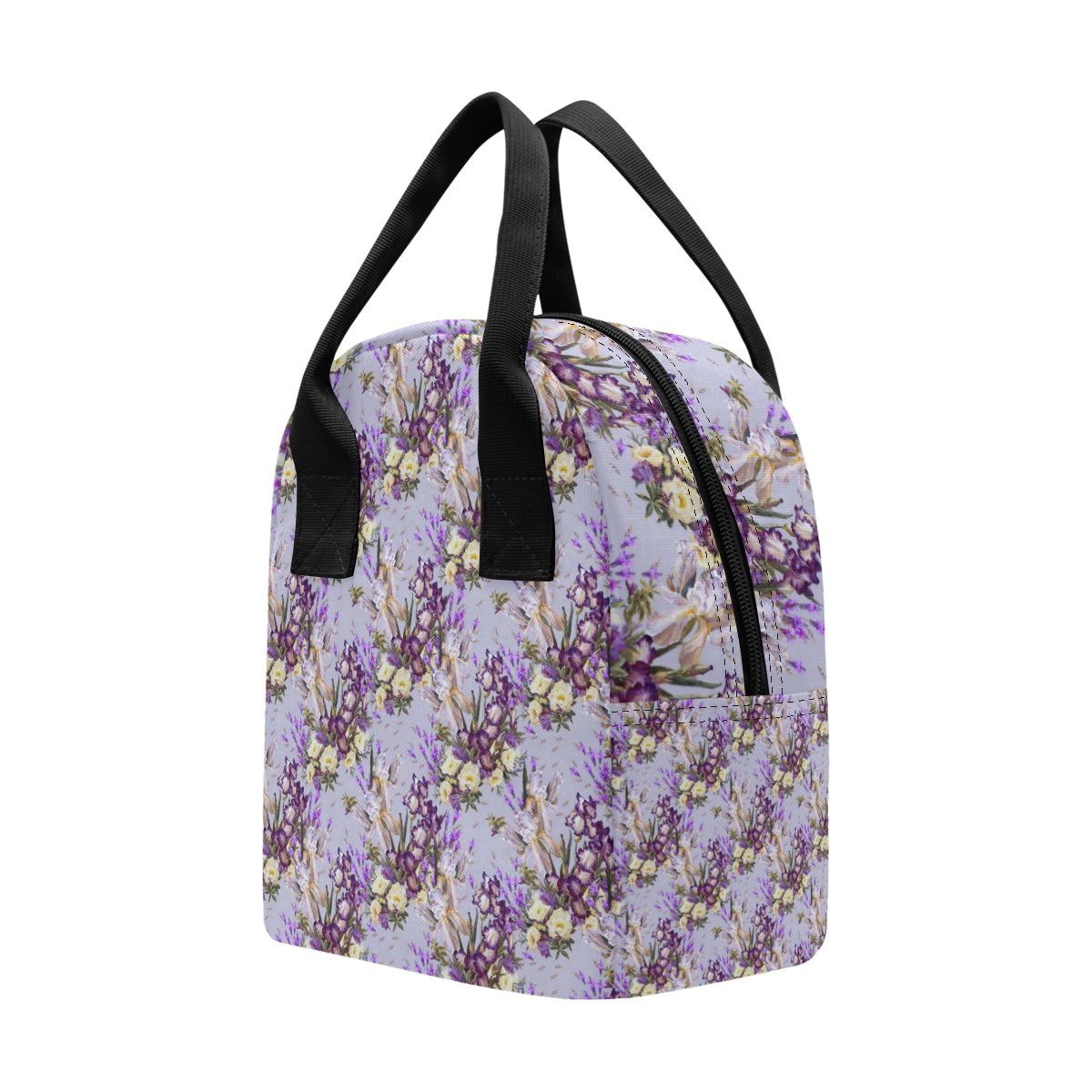 Iris Pattern Print Design IR07 Insulated Lunch Bag