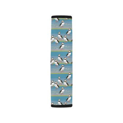 Puffin Pattern Print Design A01 Car Seat Belt Cover