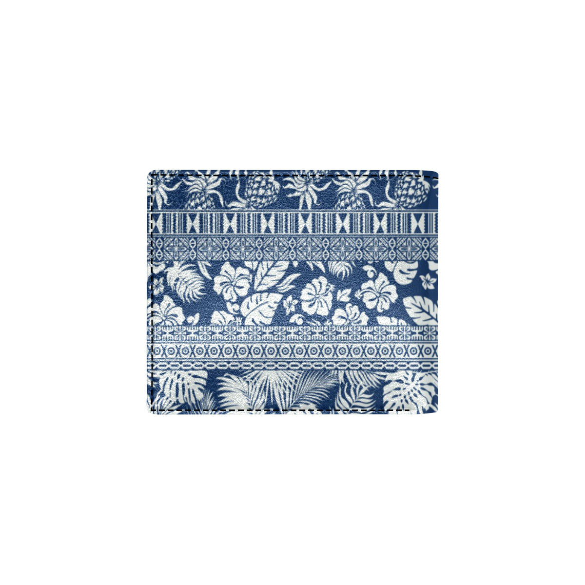 Hawaiian Themed Pattern Print Design H020 Men's ID Card Wallet