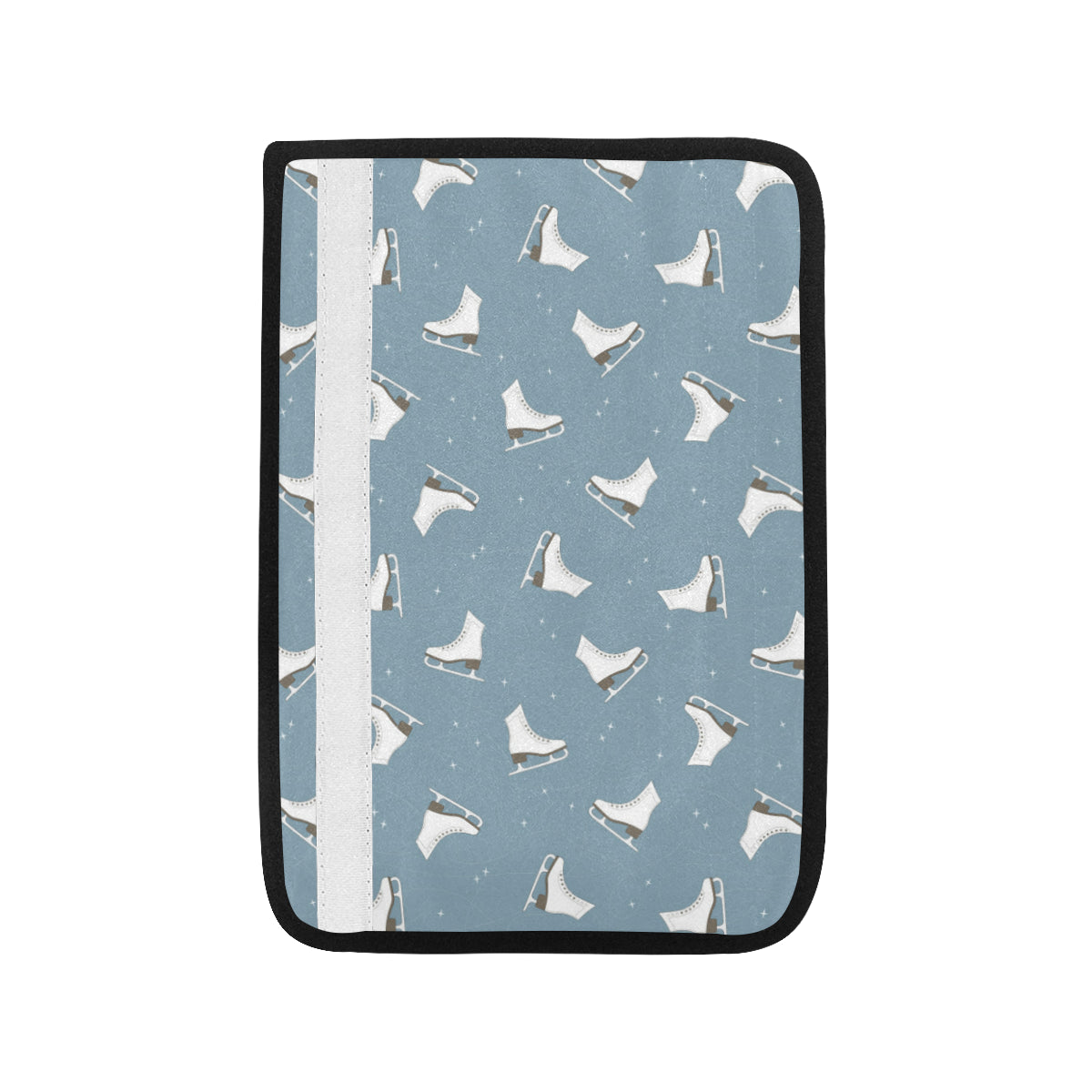 Ice Skate Pattern Print Design 02 Car Seat Belt Cover