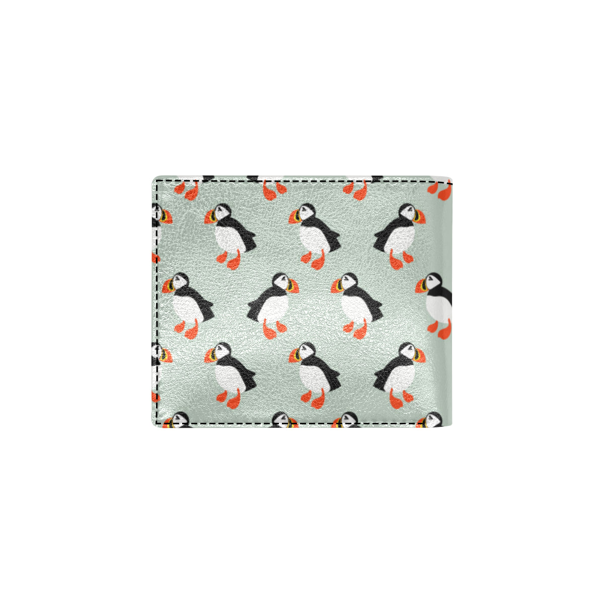 Puffin Pattern Print Design A03 Men's ID Card Wallet