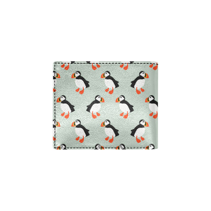 Puffin Pattern Print Design A03 Men's ID Card Wallet