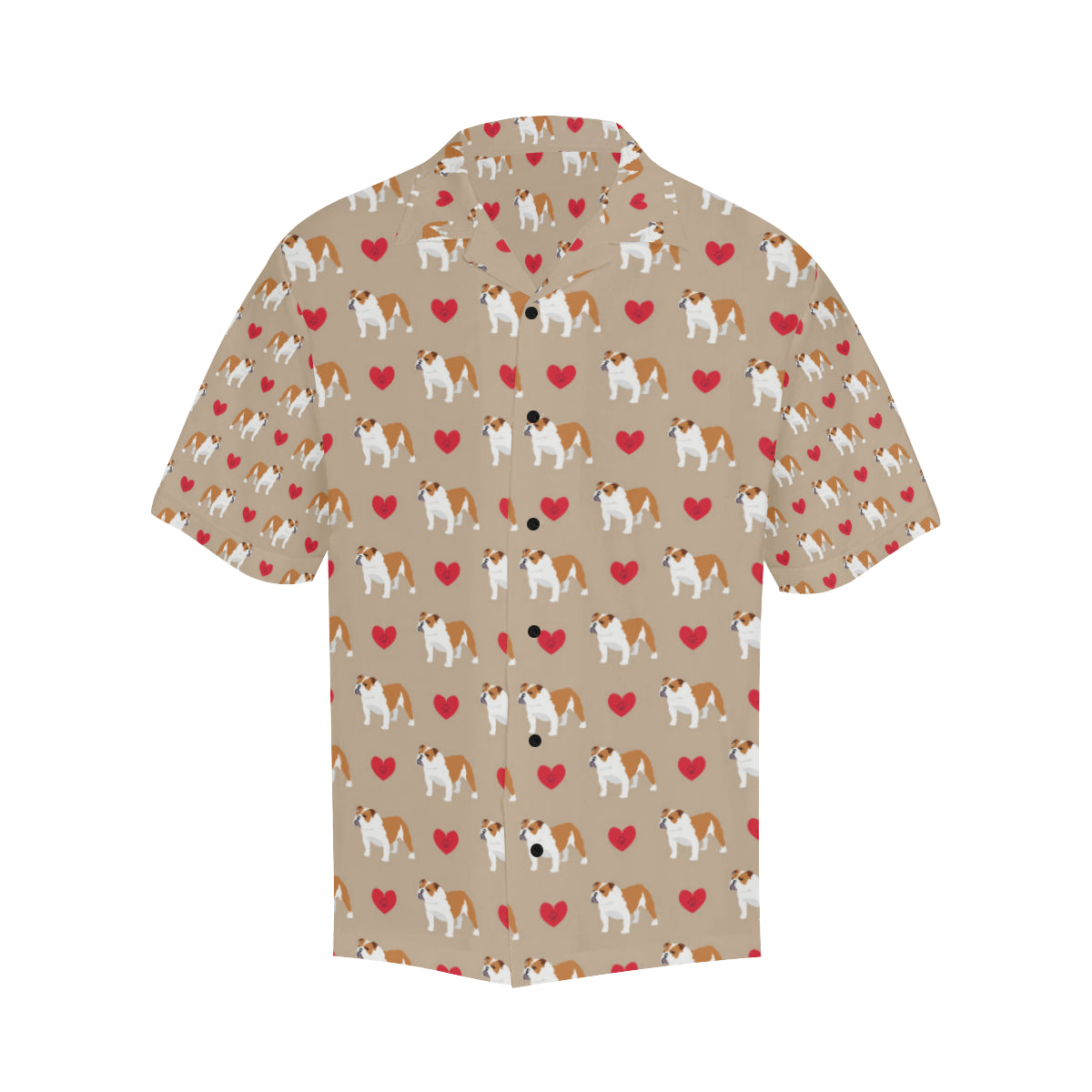 Bulldogs Pattern Print Design 02 Men's Hawaiian Shirt