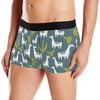 Llama Cactus Pattern Print Design 03 Men's Boxer Briefs