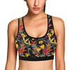 Bird Of Paradise Pattern Print Design BOP016 Sports Bra