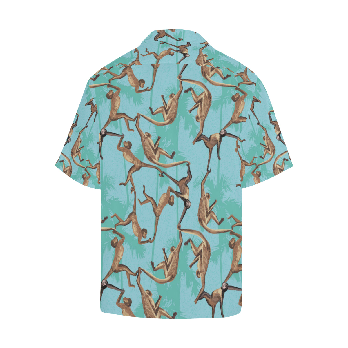 Monkey Pattern Print Design 04 Men's Hawaiian Shirt
