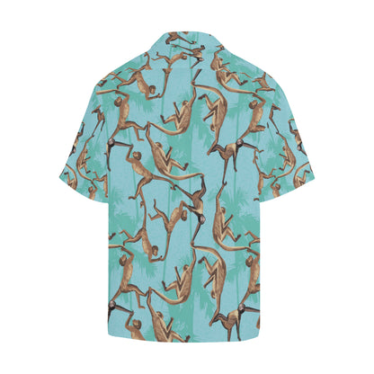 Monkey Pattern Print Design 04 Men's Hawaiian Shirt
