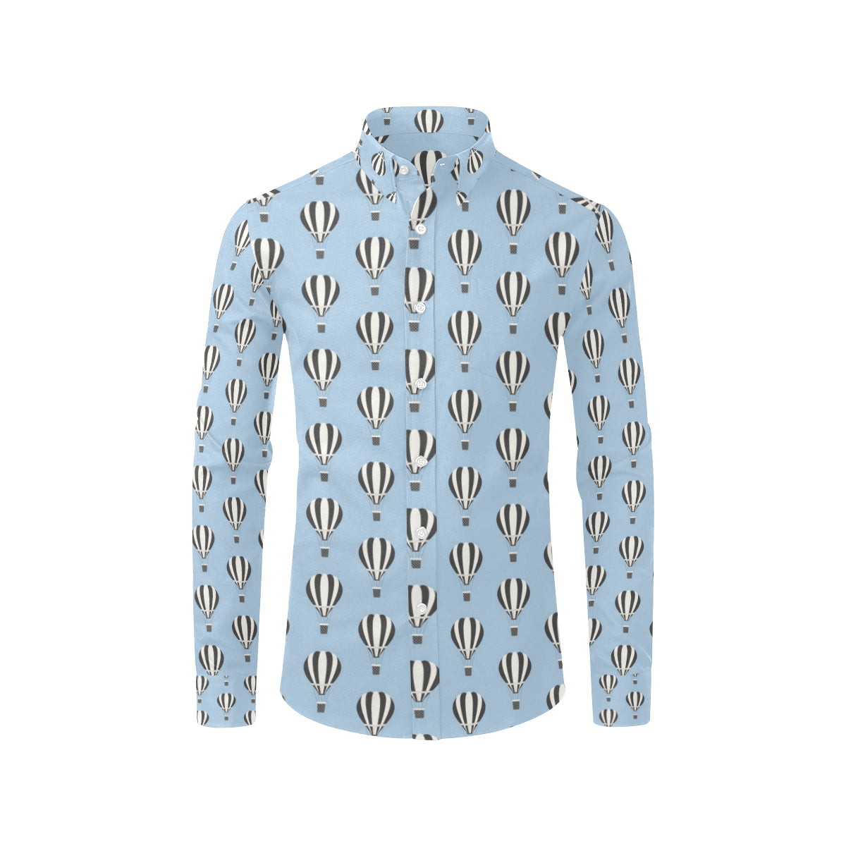 Ballon Pattern Print Design 05 Men's Long Sleeve Shirt