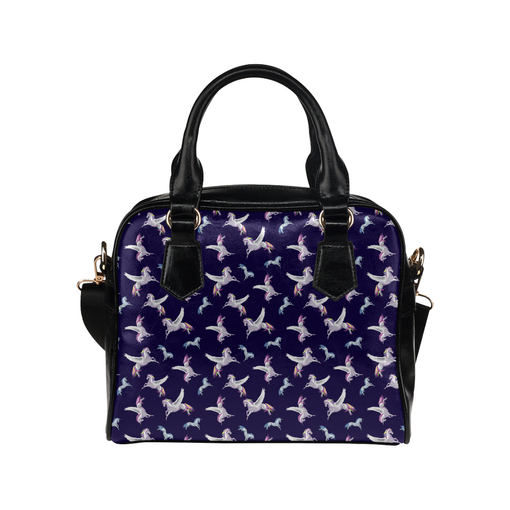 Pegasus Pattern Print Design 02 Shoulder Handbag