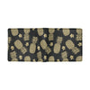 Gold Pineapple Hibiscus Men's ID Card Wallet