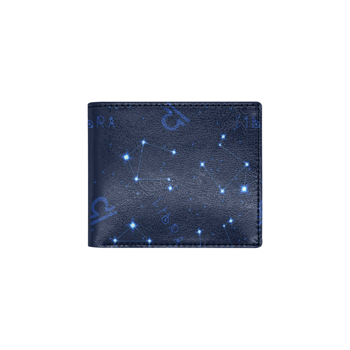 Libra Pattern Print Design 04 Men's ID Card Wallet