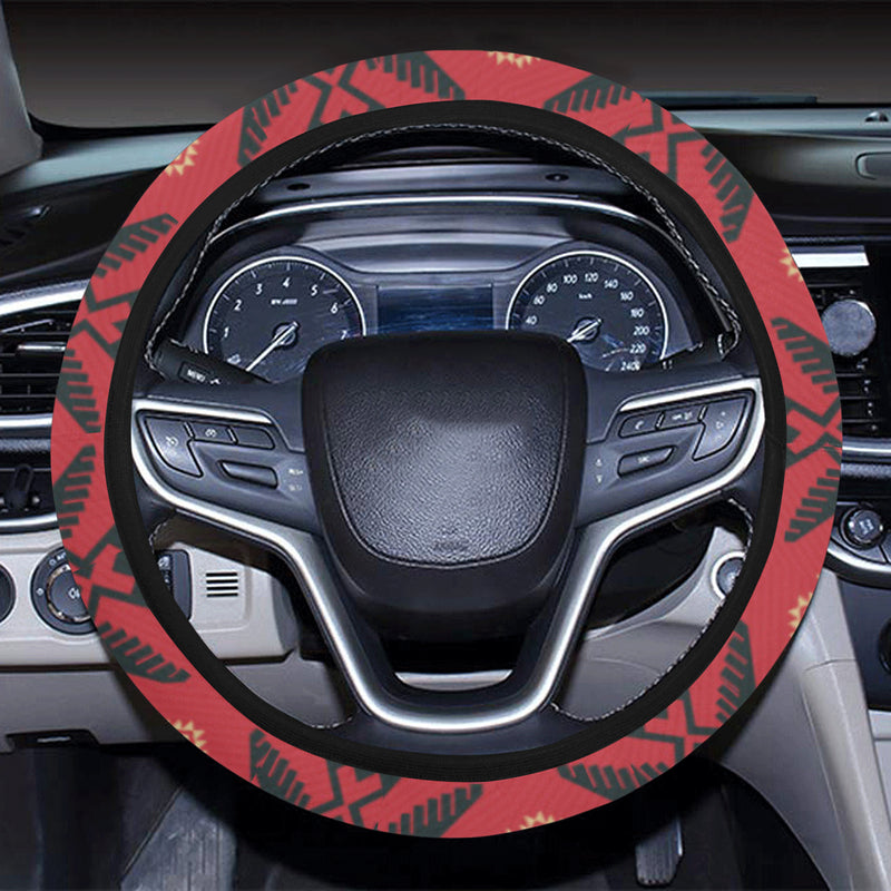 Eagles Native American Design Steering Wheel Cover with Elastic Edge