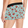 Angel Wings Heart Pattern Print Design 02 Men's Boxer Briefs