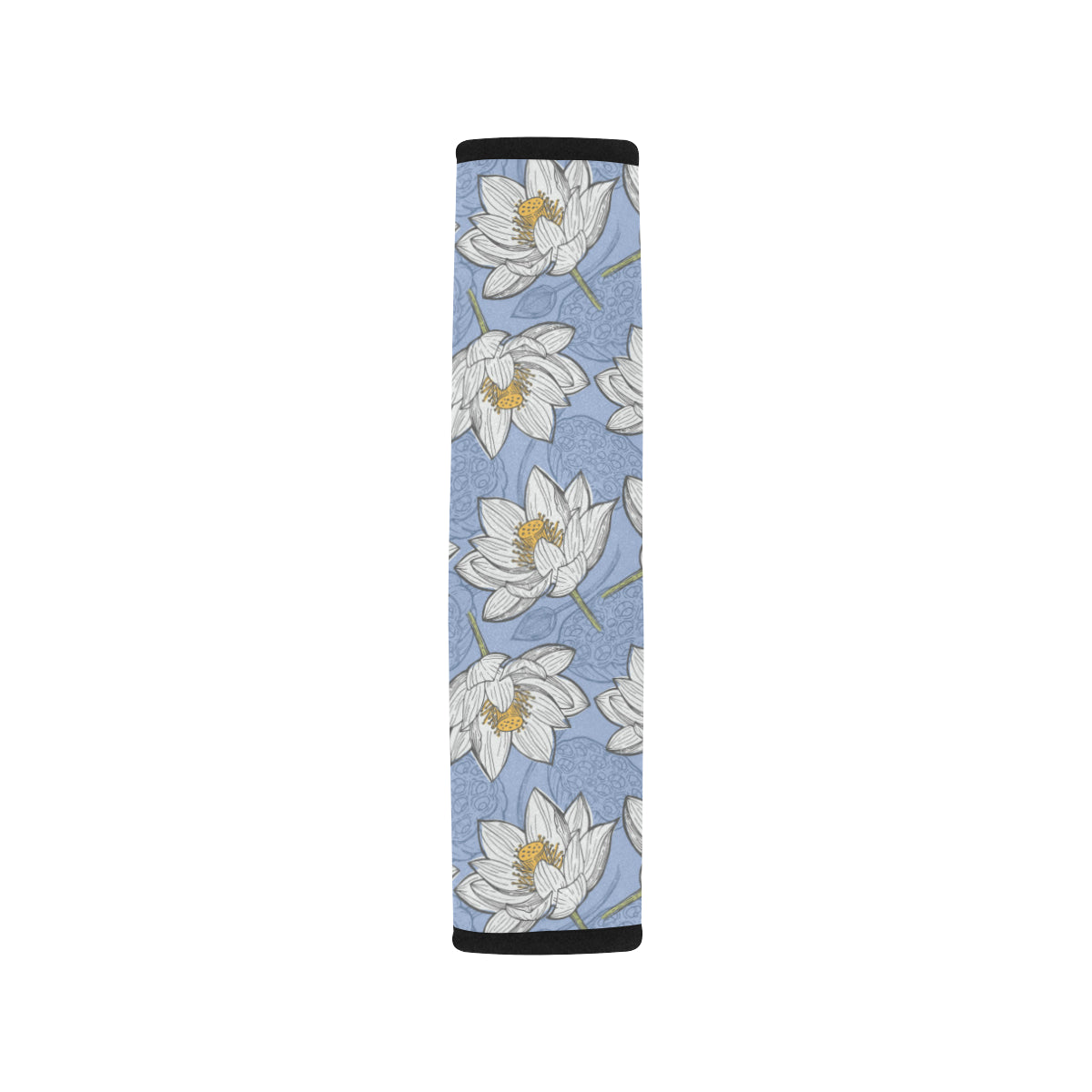 Lotus Pattern Print Design 04 Car Seat Belt Cover