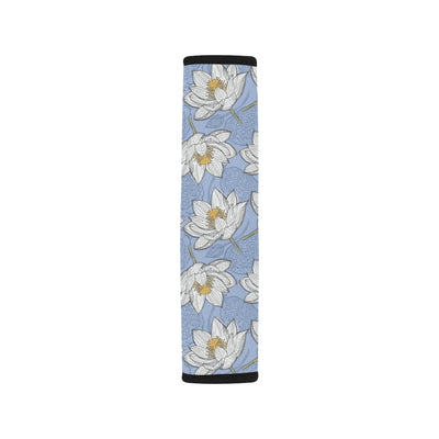 Lotus Pattern Print Design 04 Car Seat Belt Cover