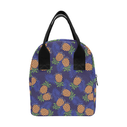 Pineapple Pattern Print Design PP02 Insulated Lunch Bag