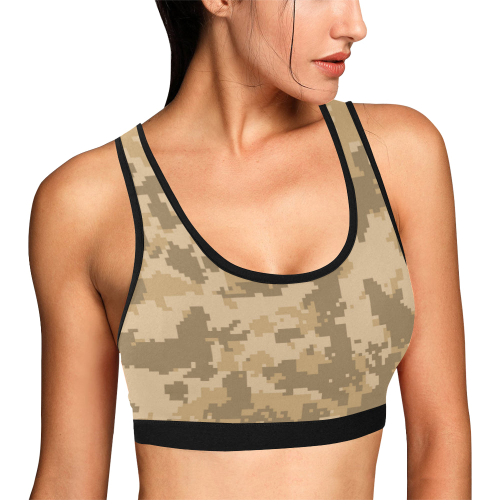 ACU Digital Desert Camouflage Sports Bra