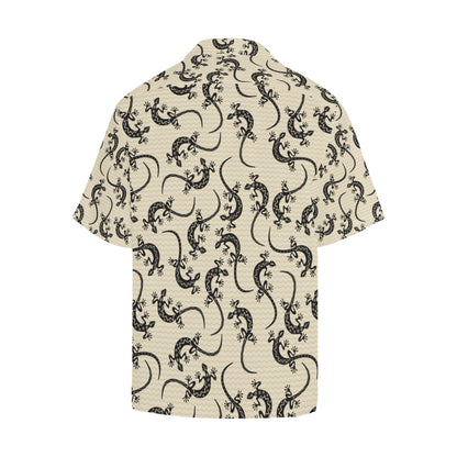 lizard Pattern Print Design 02 Men's Hawaiian Shirt