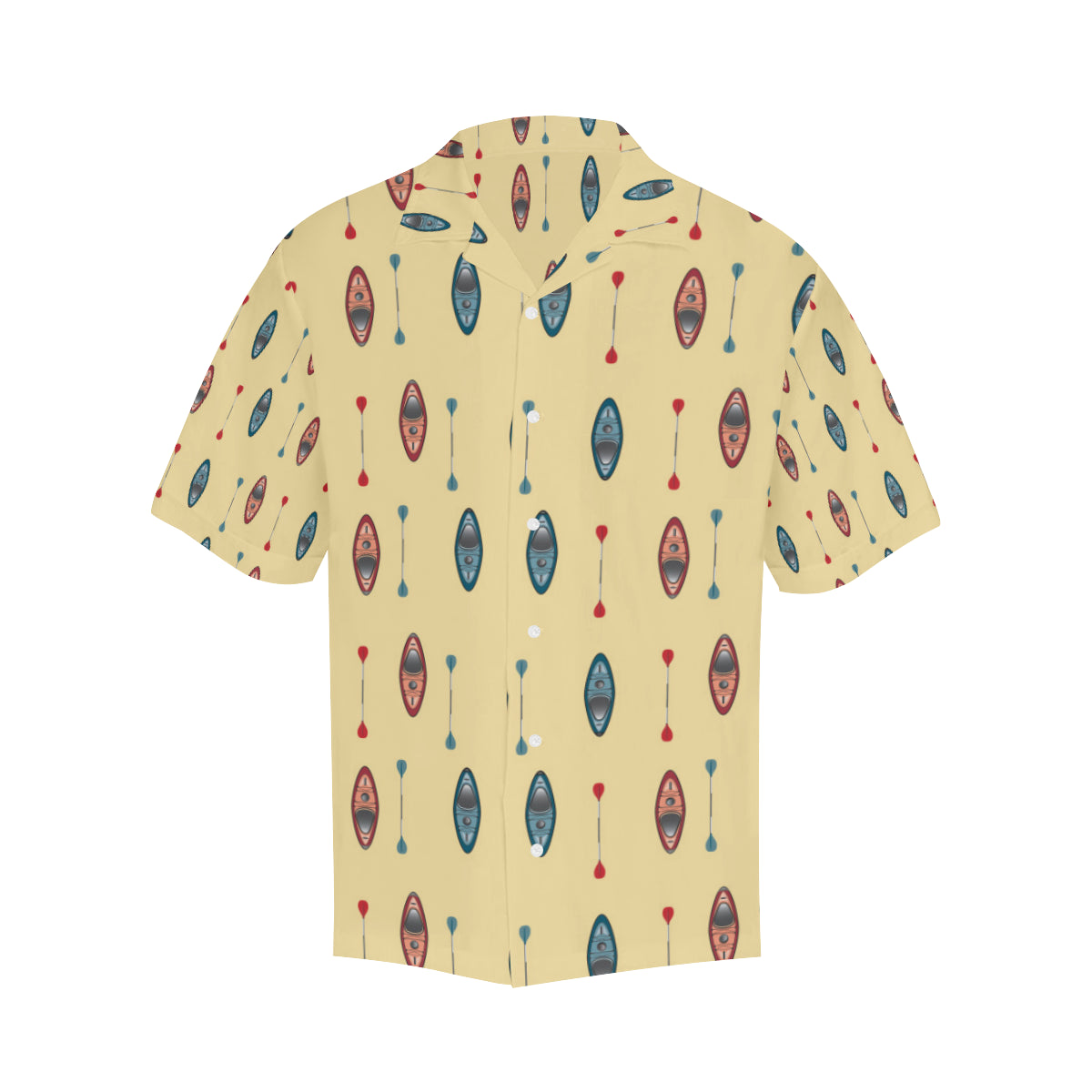 Kayak Pattern Print Design 02 Men's Hawaiian Shirt