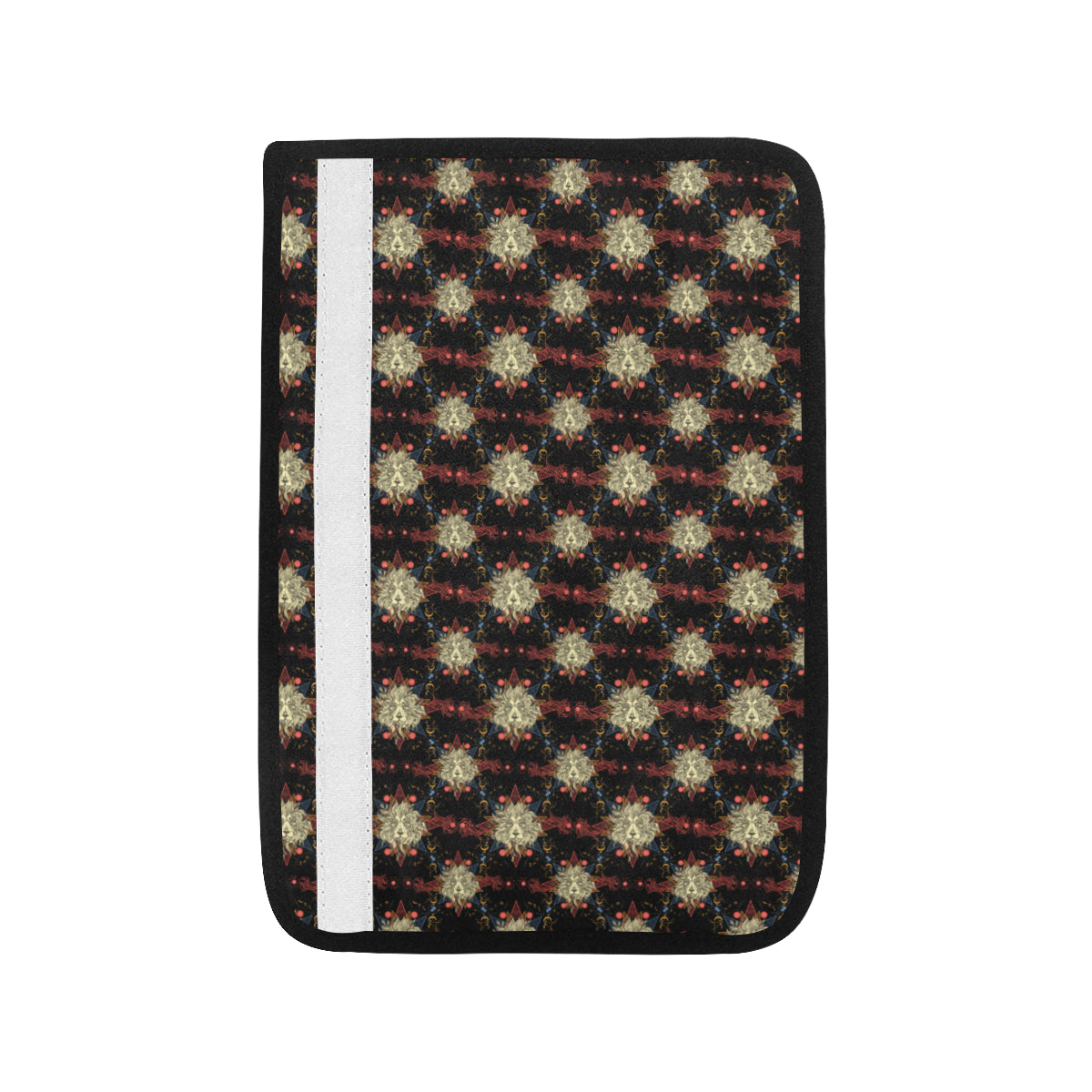 Zodiac Leo Pattern Design Print Car Seat Belt Cover