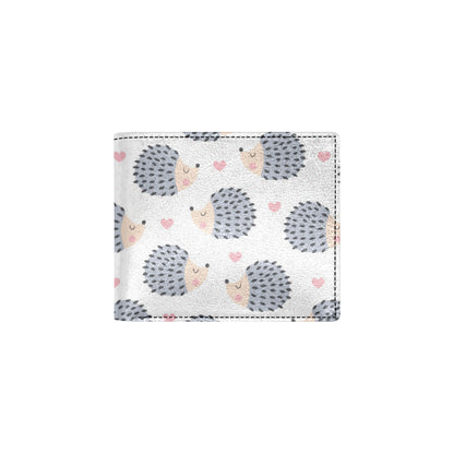 Hedgehog Baby Pattern Print Design 03 Men's ID Card Wallet