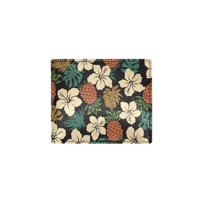 Hawaiian Themed Pattern Print Design H08 Men's ID Card Wallet