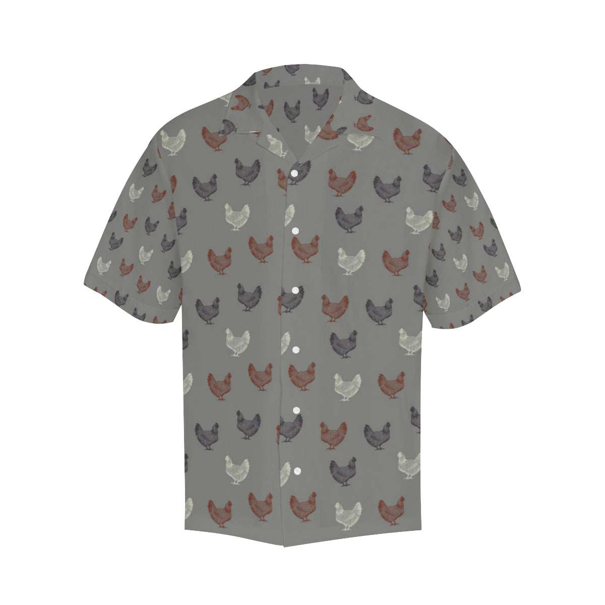 Chicken Pattern Print Design 01 Men's Hawaiian Shirt