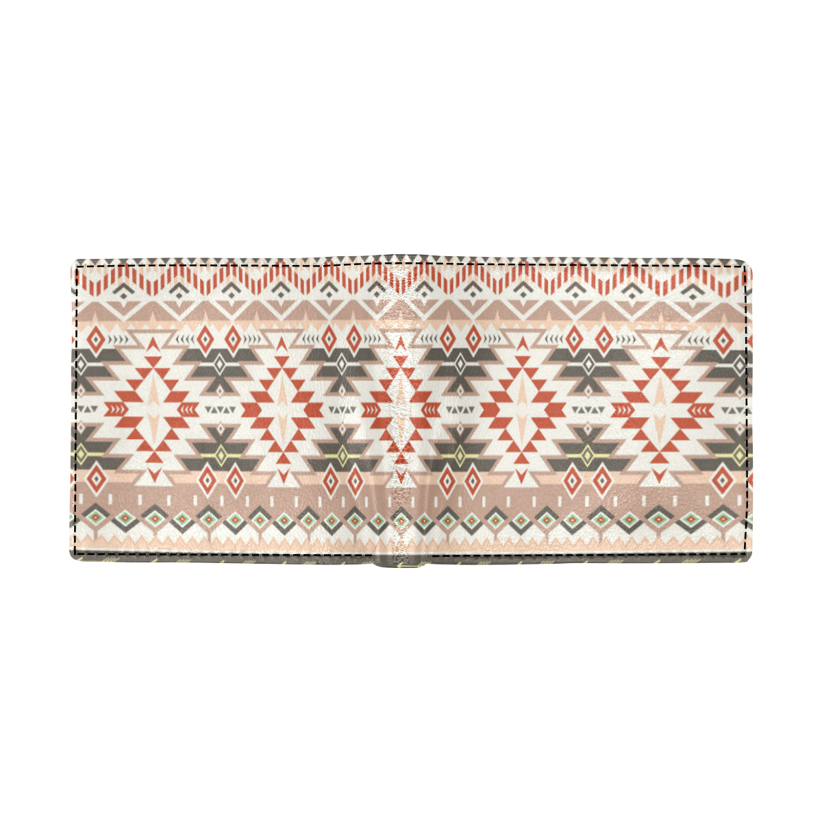 Aztec Pattern Print Design 05 Men's ID Card Wallet