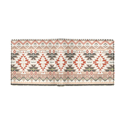 Aztec Pattern Print Design 05 Men's ID Card Wallet