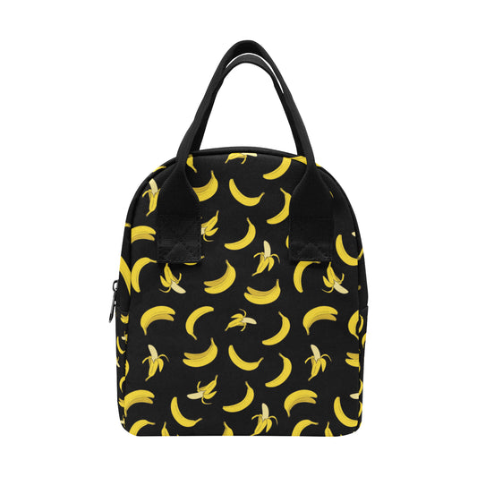 Banana Pattern Print Design BA05 Insulated Lunch Bag